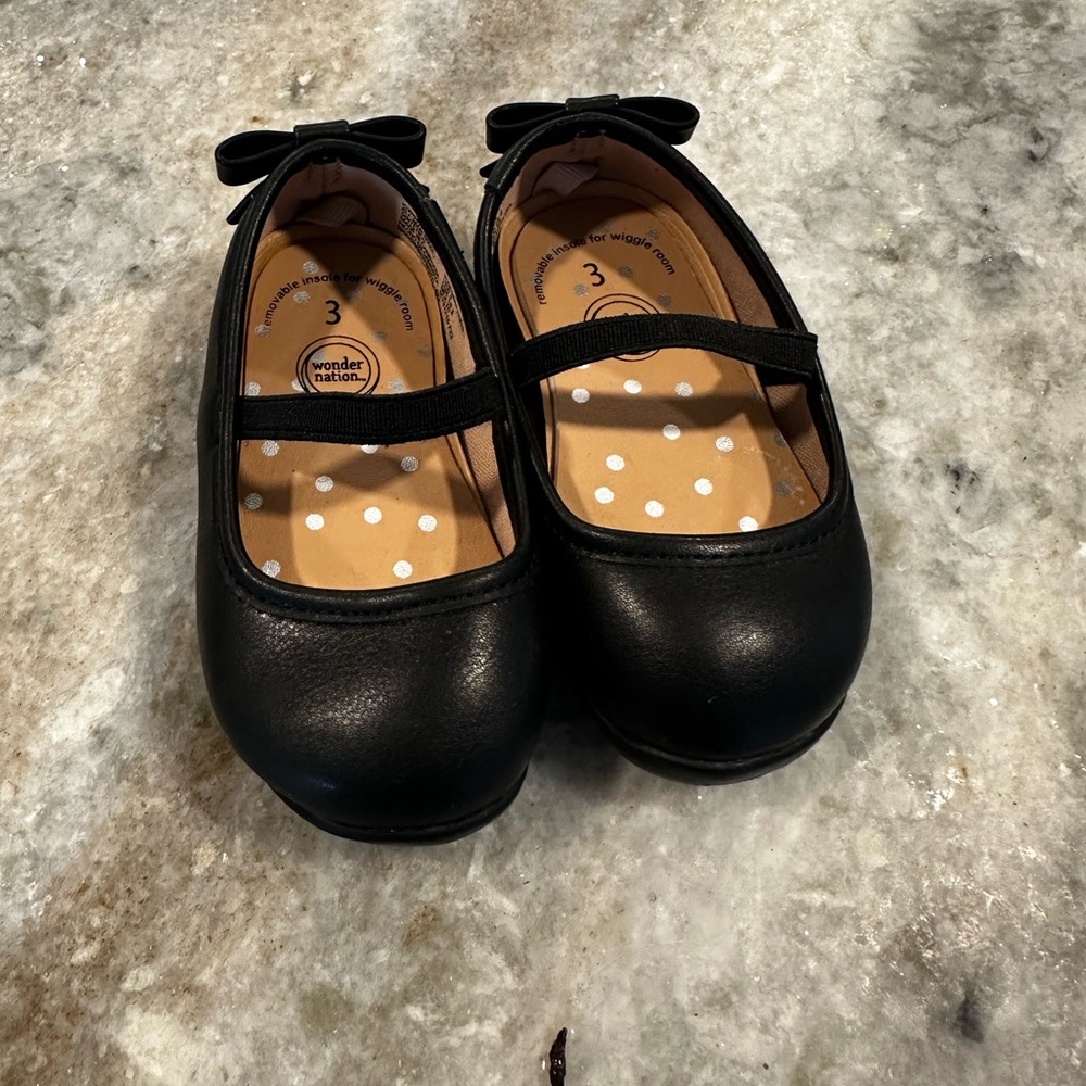 Black toddler girl shoes